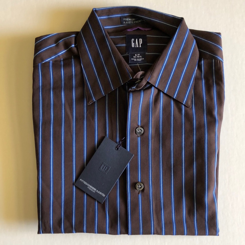 Gap men’s striped dress shirts